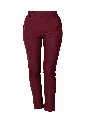 Pantalon bordeaux à taille élastiquée.webp