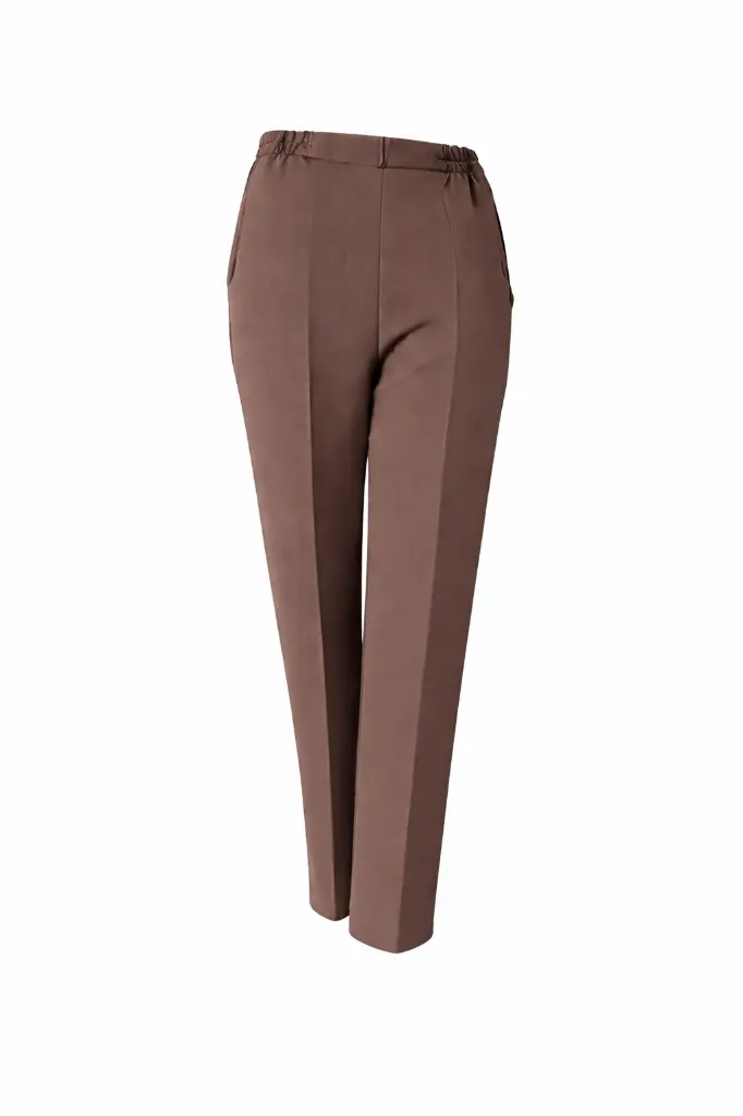 Pantalon taupe sur fond blanc.webp
