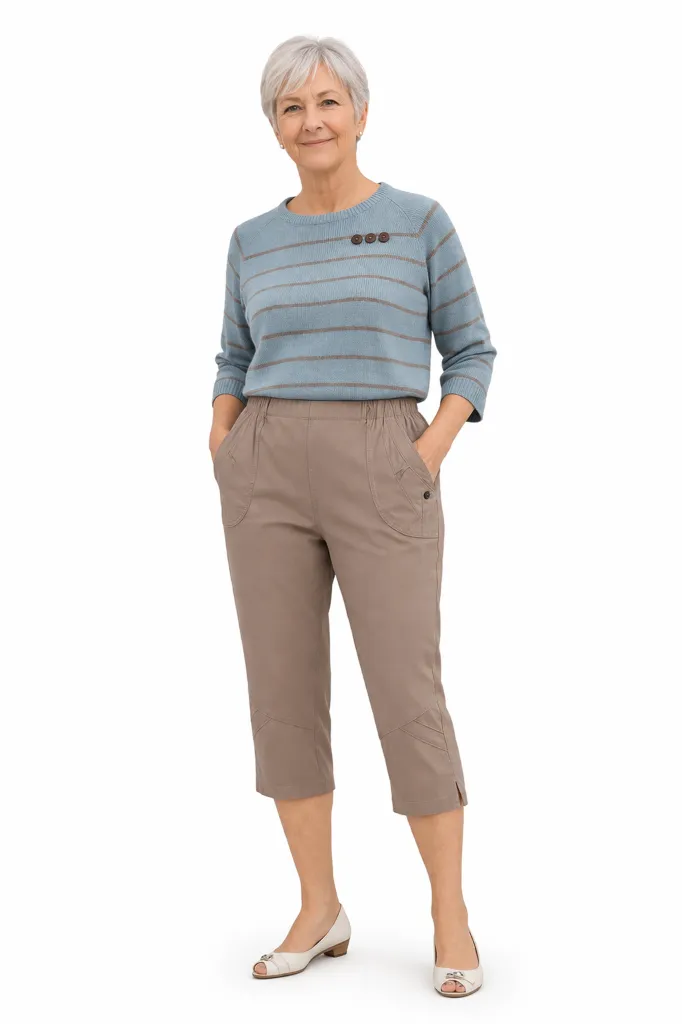 Portrait souriant d'une femme élégante.webp