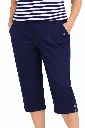Pantalon capri bleu marine détaillé.webp