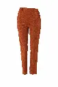 Pantalon en velours côtelé rouille.webp