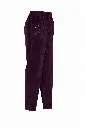 Pantalon en velours prune avec poche décorative.webp