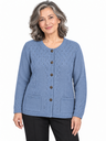 Cardigan LILI N'CO  bleu gris à motifs ajourés.png