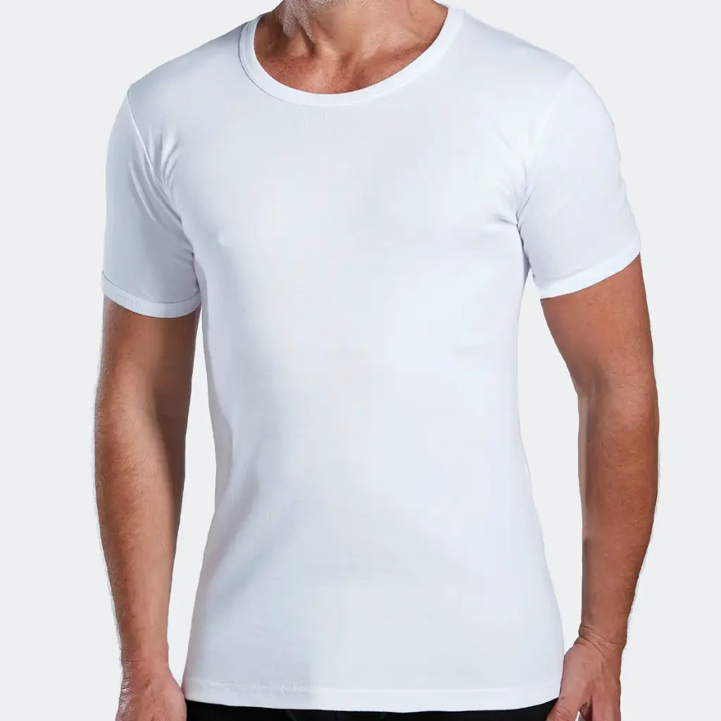 maillot de corps homme - MC (S, col rond)