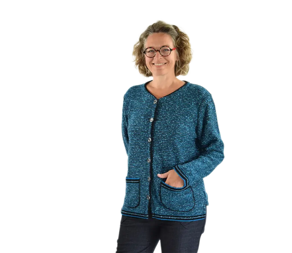GILET PYROS  (M, bleu)