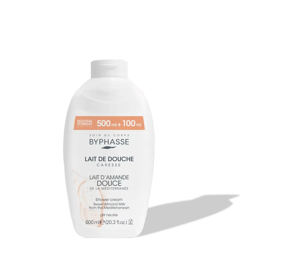 LAIT DE DOUCHE CARESSE 600ML LAIT D'AMANDE DOUCE