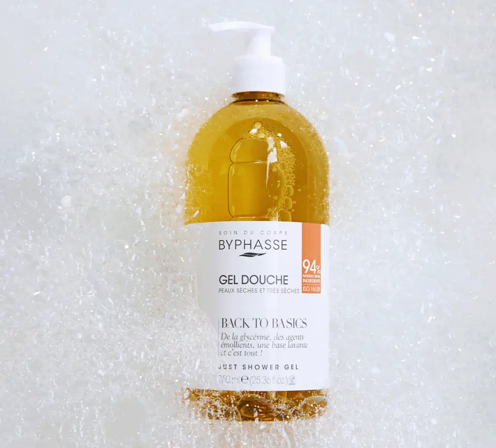 Gel douche Byphasse  pour peaux sèches et très sèches, 750 ml