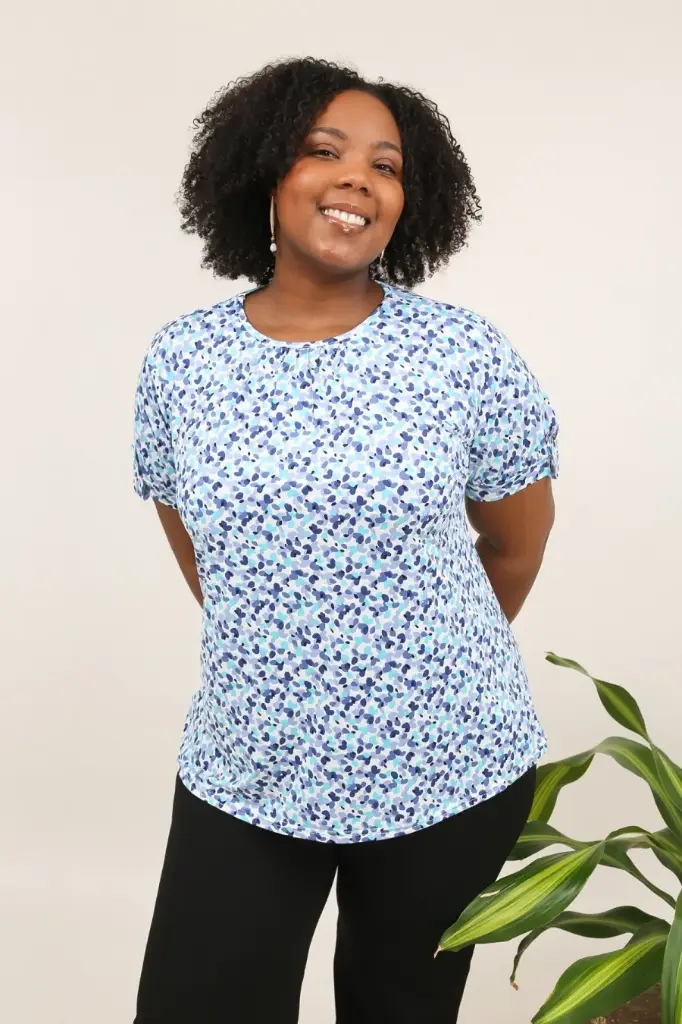 TUNIQUE- STEWIL 5454-B  (M, bleu)