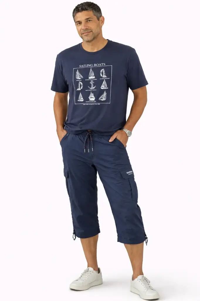 t-shirt - ERO (M, bleu marine)