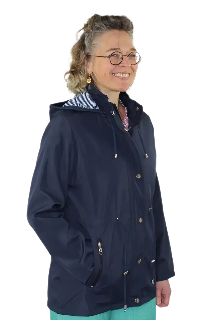 Veste Imperméable (S, bleu marine)