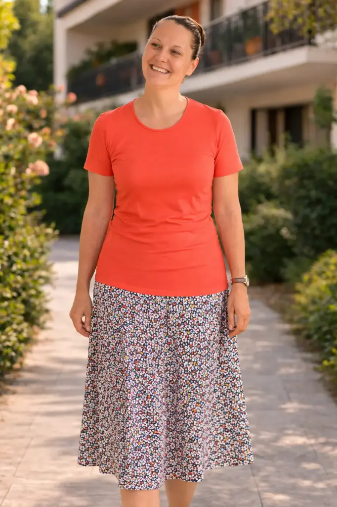 T-shirt stewil (M, Corail)