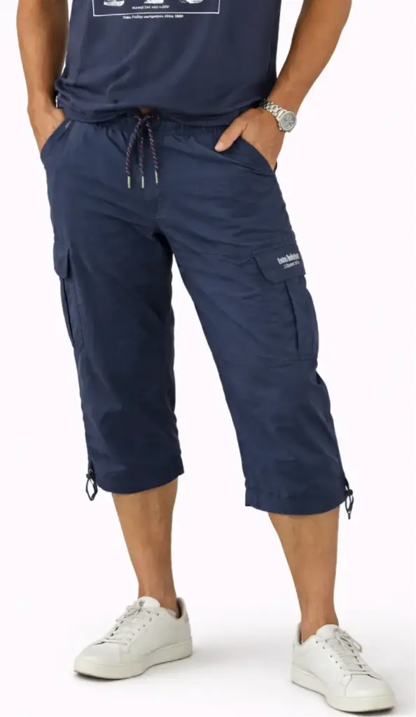 Pantacourt Homme TELAVO (bleu marine, M)