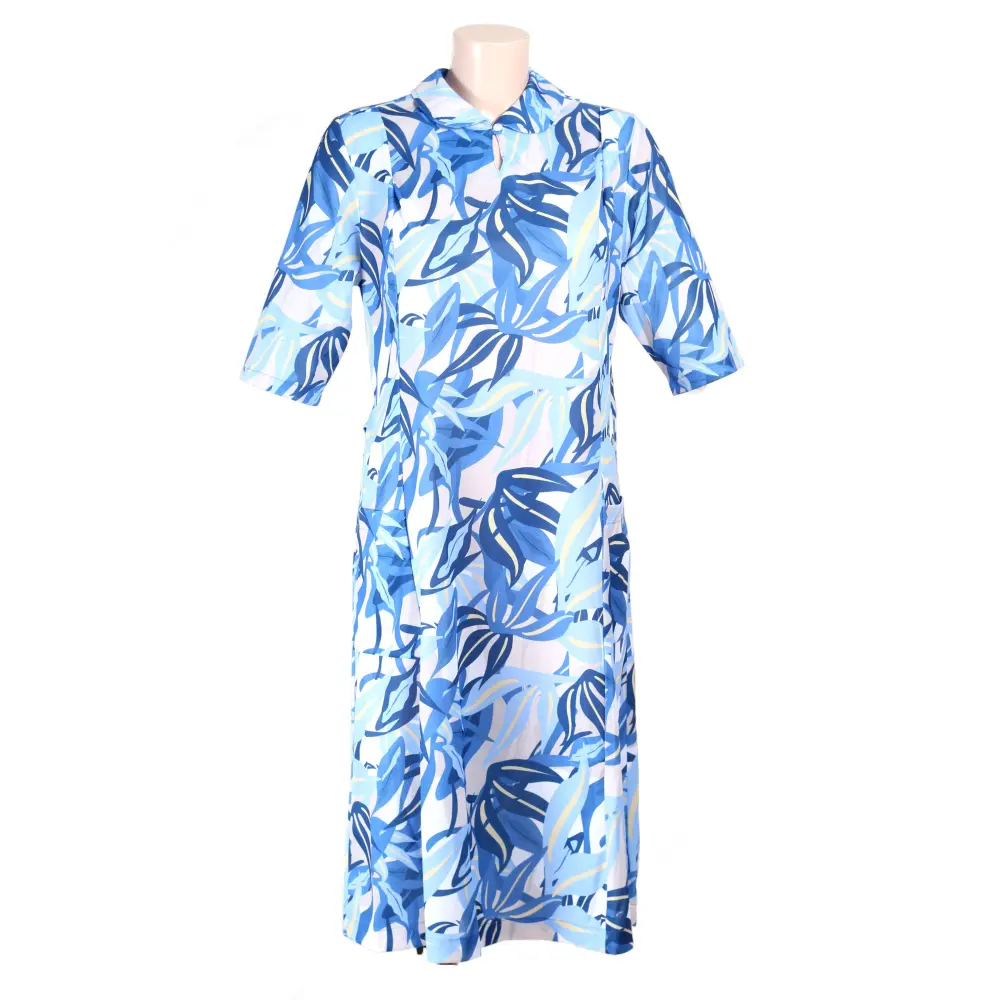 Robe médicalisée manches courtes (S, bleu)