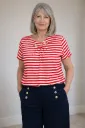 T-SHIRT Marin rayé